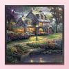 Riverside House - 11CT Stamped Cross Stitch - 50*50cm - Landscape