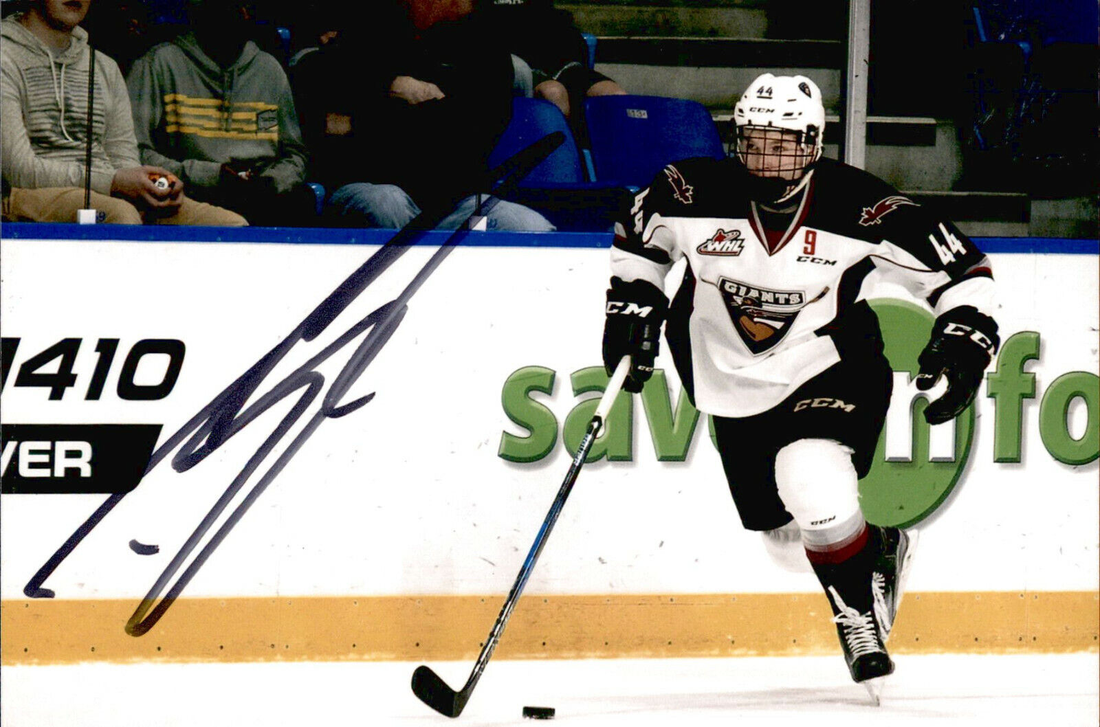 Bowen Byram SIGNED autographed 4x6 Photo Poster painting VANCOUVER GIANTS / COLORADO AVALANCHE 4