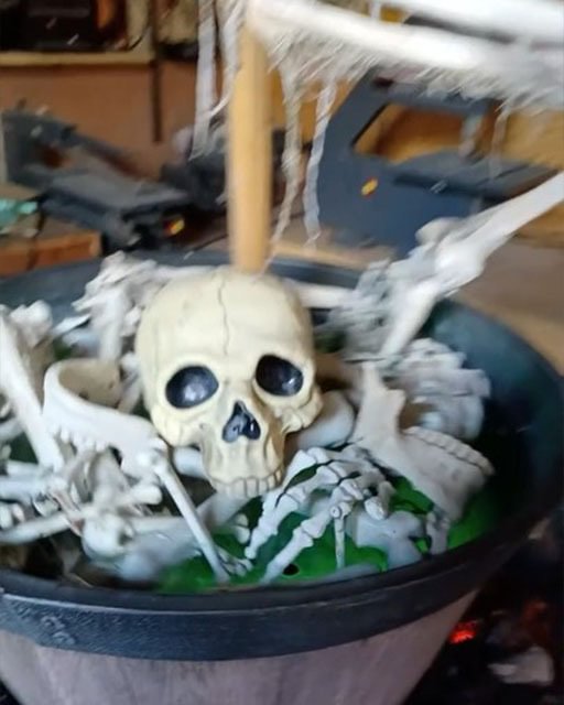 SKELETON MAKING BONE STEW