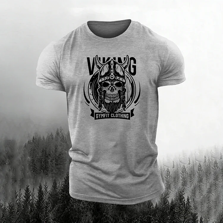 Men's Viking Gymfit Vintage Casual T-shirt