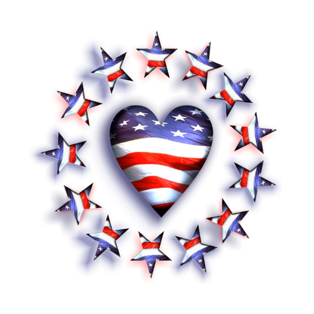 

30*30CM - Round Drill Diamond Painting - Independence Day, 501 Original
