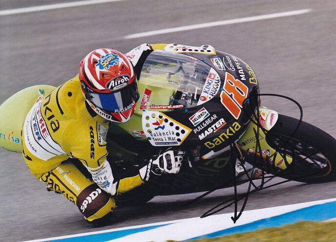 Nicolas Terol Aprilia 125cc Signed Photo Poster painting 5x7 2011.