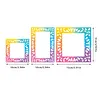 30PCS Colorful Reusable Diamond Painting Section Frame Release Film with Clear Window, Non-Stick Dust-Proof  Release Paper, Easy Peel Diamond Art Canvas Covers, DIY Diamond Painting Accessories for Adults