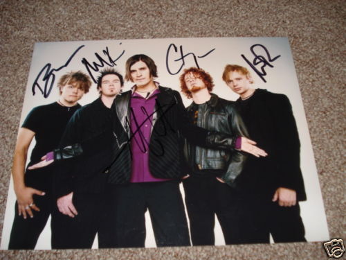 Hinder Band Signed Autographed 8x10 Photo Poster painting IP x5