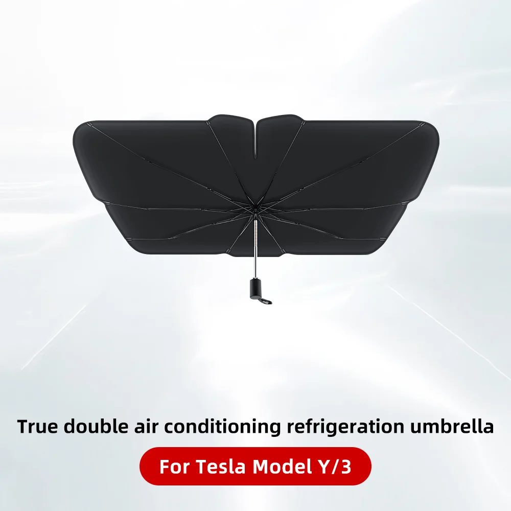 YONZEE Tesla Parasol Front Sunshade Awning For Tesla Model 3/Y