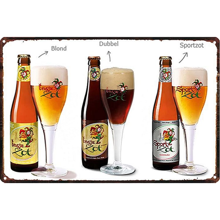 Zot Beer - Vintage Tin Signs/Wooden Signs - 8*12Inch/12*16Inch