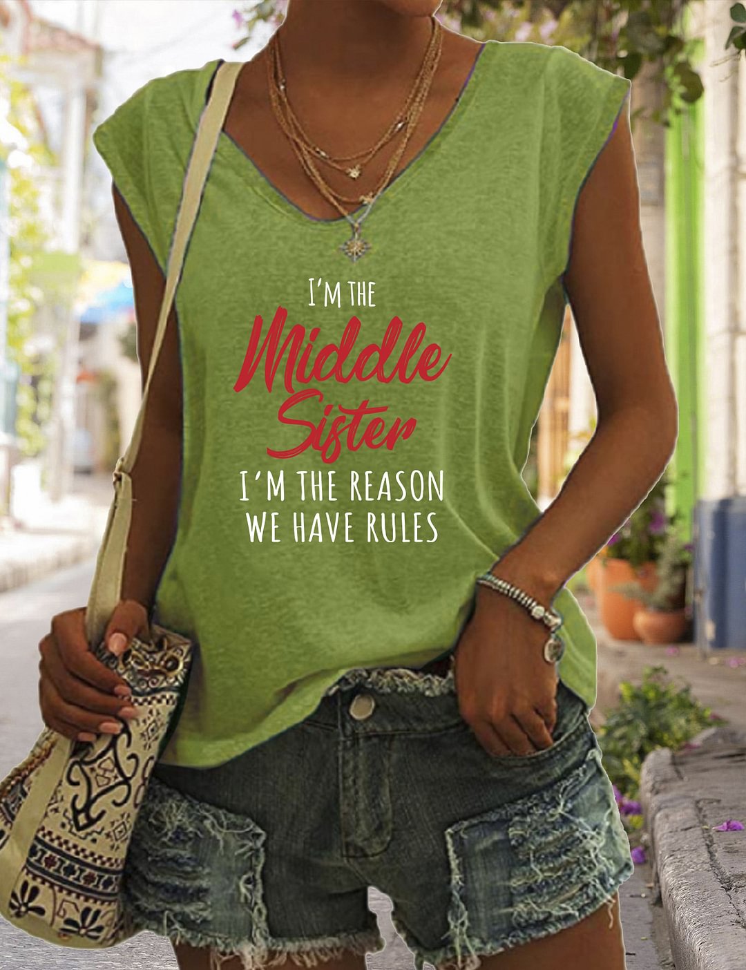 I'm The Middle Sister I'm The Reason We Have Rules Tank