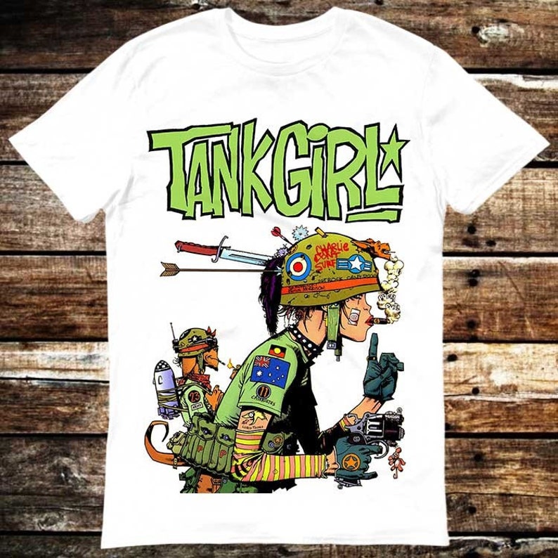 Tank Girl Feminist Charlie Don't Surf T Shirt