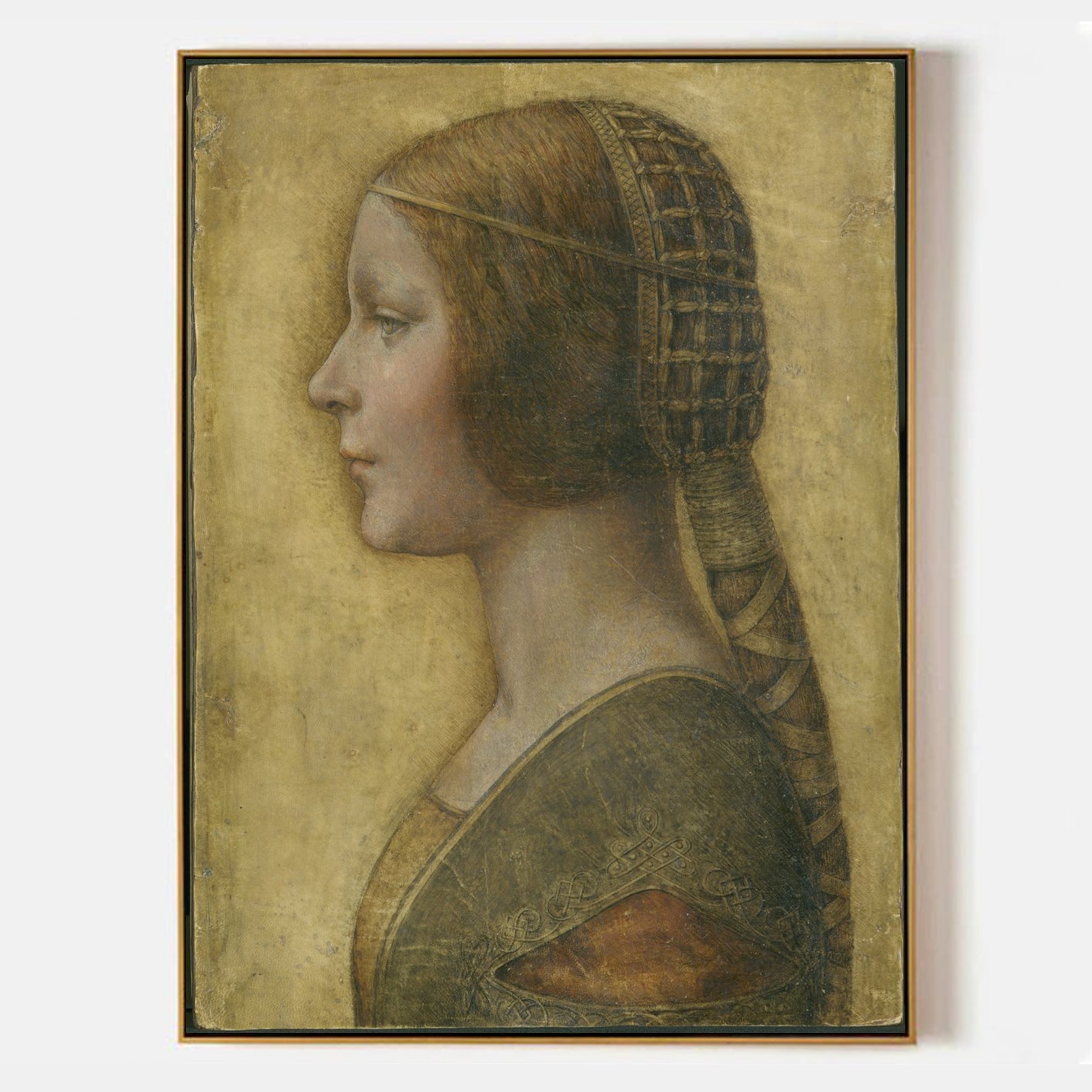 Arabelart Beautiful Princess by Leonardo da Vinci - Famous Art Reproduction