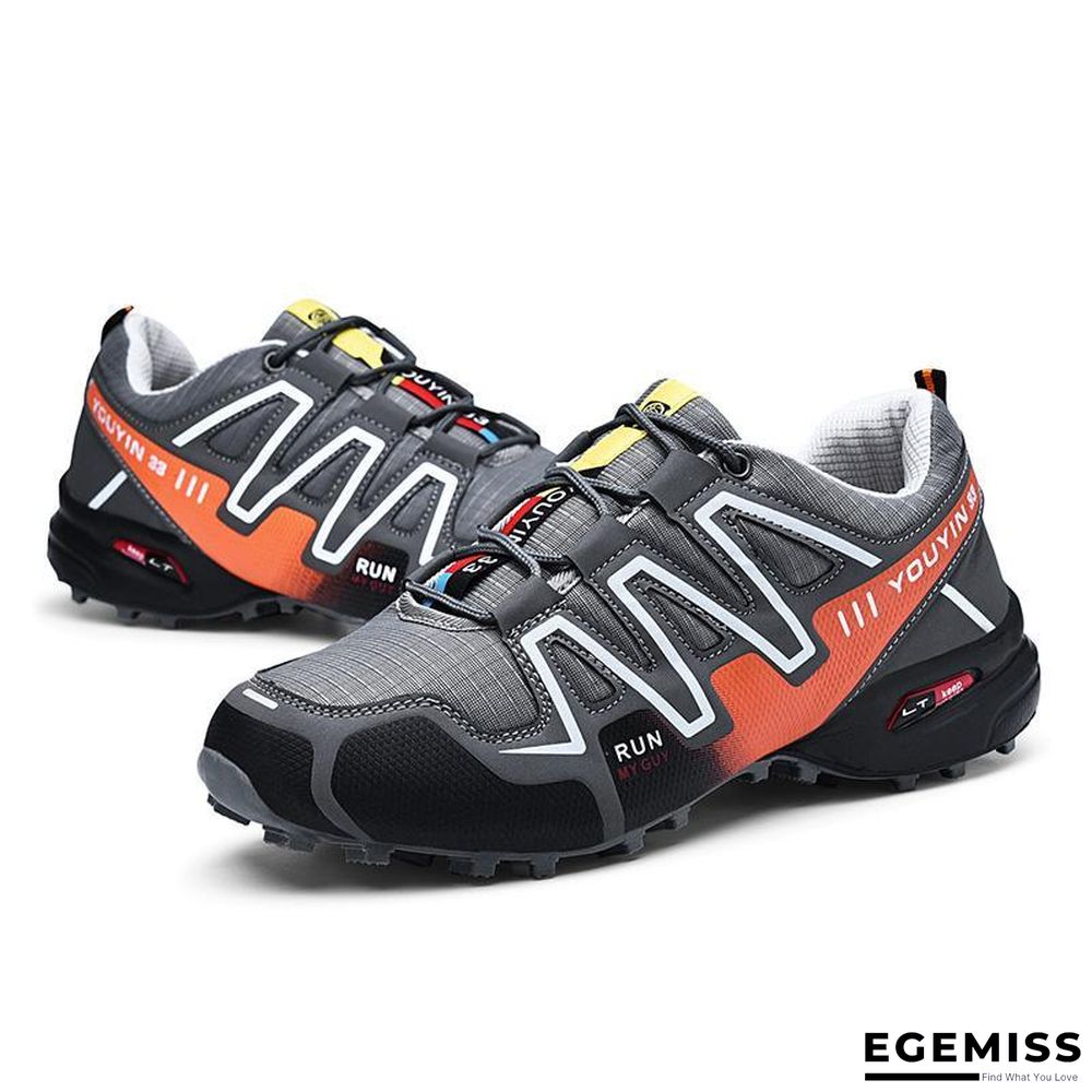 new large size outdoor mountaineering shoes men's shoes breathable shock absorption sports hiki | EGEMISS