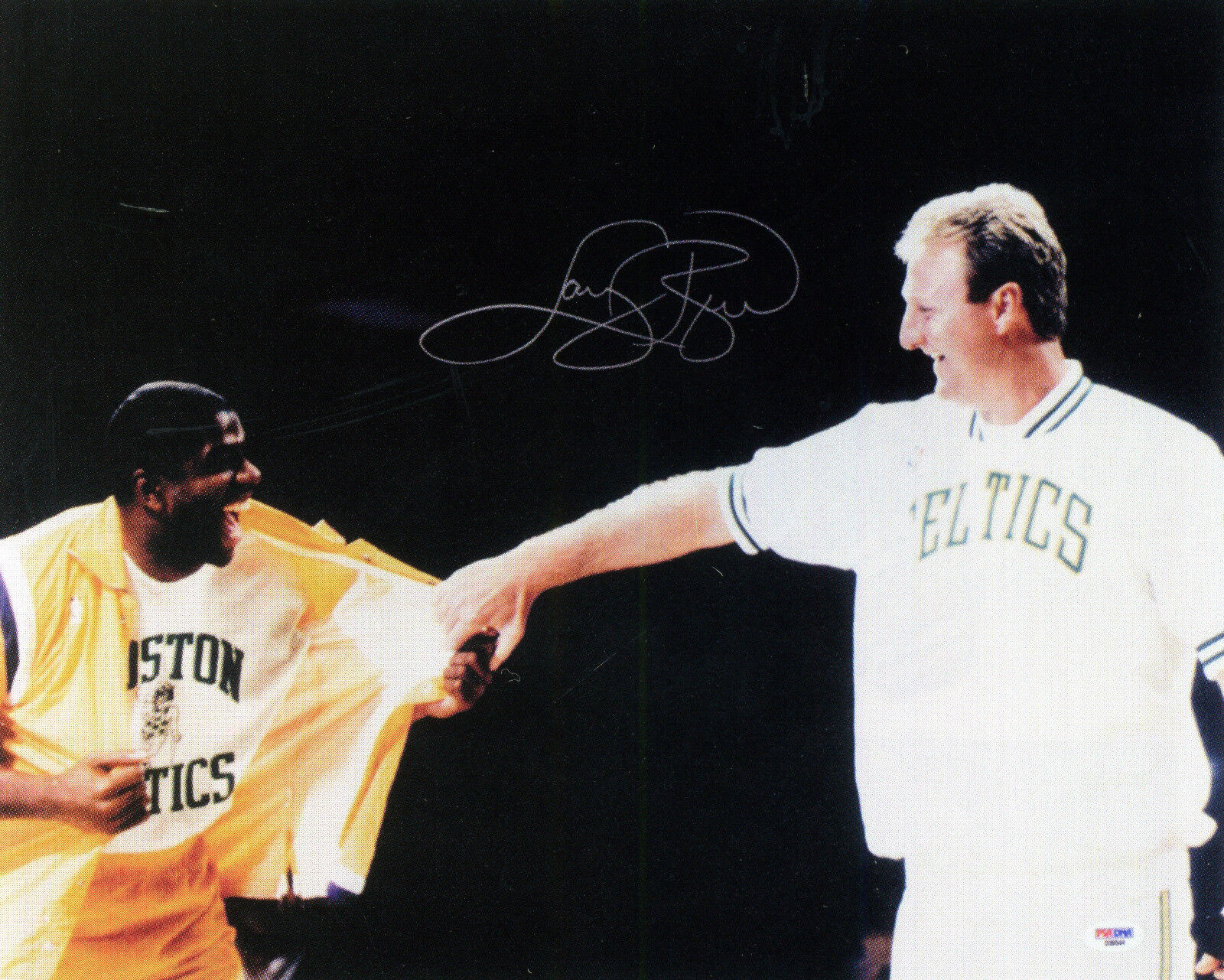 LARRY BIRD Signed Photo Poster paintinggraph - BOSTON CELTICS Basketball Player - preprint