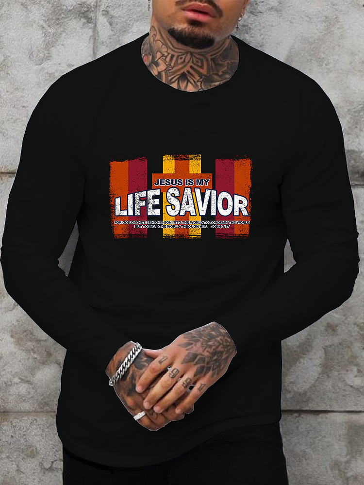 Jesus Is My Life Savior Long Sleeve T-shirt