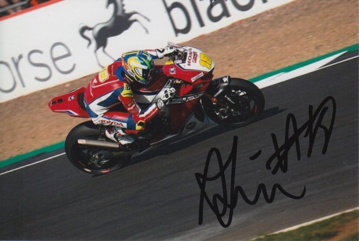 ANDREW IRWIN HAND SIGNED 6X4 Photo Poster painting - BSB AUTOGRAPH - HONDA RACING 1.