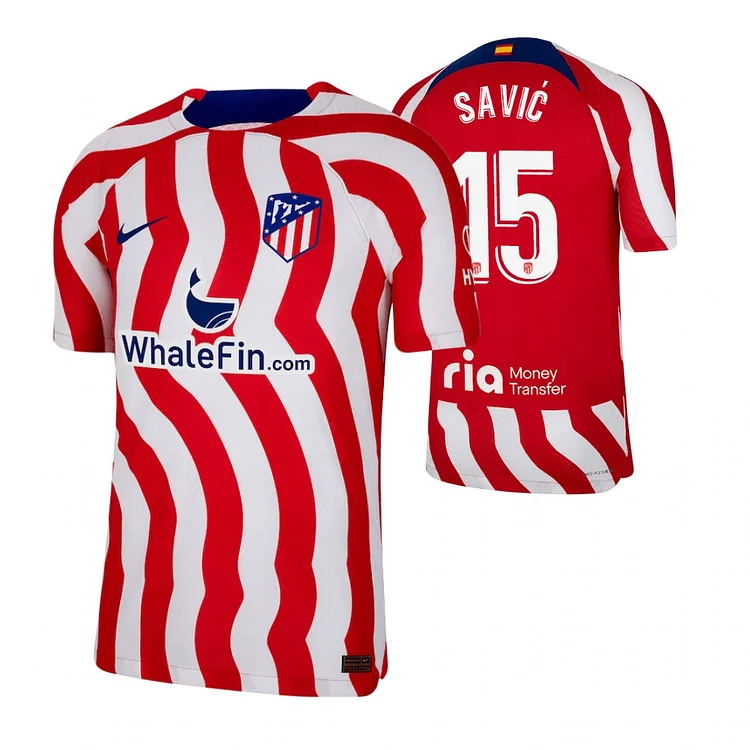 Maillot Atlético Madrid Stefan Savic 15 Domicile 2022-2023