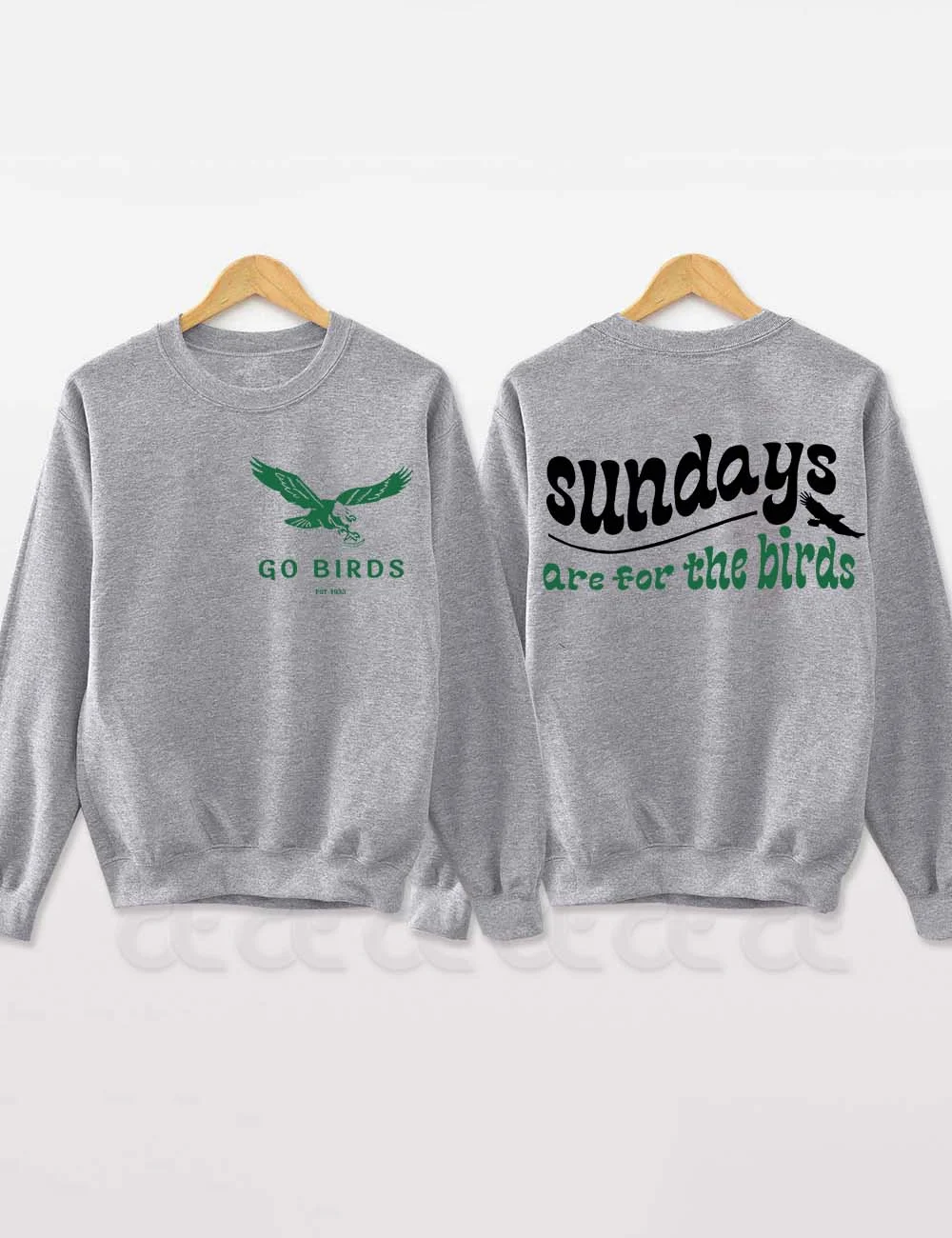 Philadelphia Football Sweatshirt Sundays Are For The Birds Go