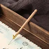Brown Crochet Hook Handmade Craft French Tambour Hooks Household Sewing Supplies