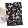 Autumn Winter Warm Floral Tassels Shawl Scarf