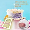 Ensemble de pochoirs de d&eacute;coration g&acirc;teau