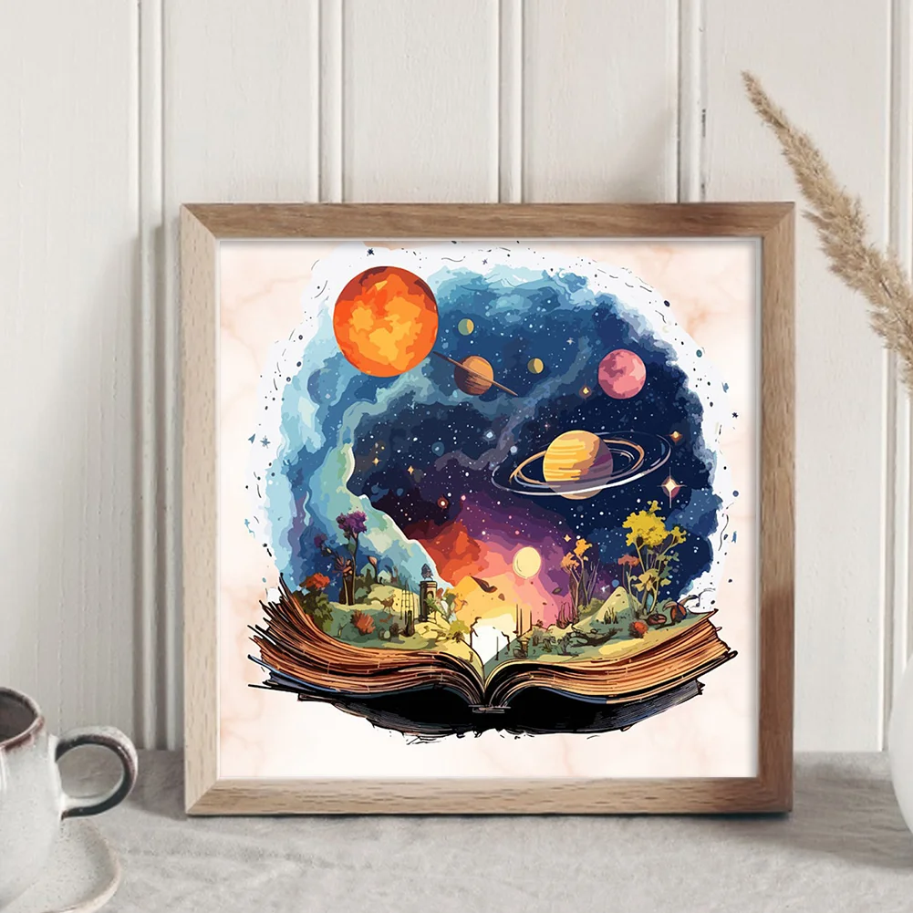 11CT Full Stamped Cross Stitch - Planet Grimoire(Canvas|50*50CM)