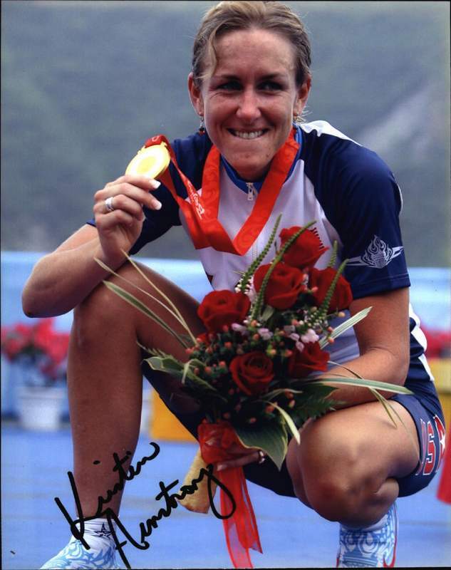 Kristin Armstrong authentic signed olympics 8x10 Photo Poster painting W/Cert Autographed 02