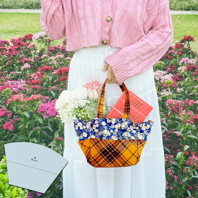Easy Handmade Bag Sewing Template - Include Instructions