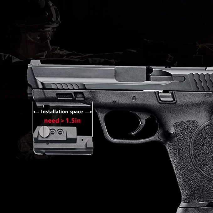 ohhunt® Red/Blue/Green/Purple Dot Laser Sight Compact Shockproof with Picatinny Rail for Pistol Handgun Gun Rifle USB Tup-C Charging Cable