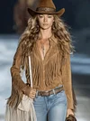 Women's Boho Fringe Jacket by Inlyline