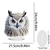 Hibou chauve-aigu simple c&ocirc;t&eacute; perceuse-diamant ornement de bureau