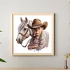 Diamond Painting-DIY Full Round Drill Western Cowboy Doll