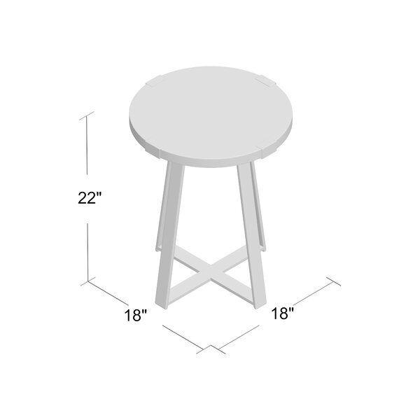 Enrique Cross Legs End Table