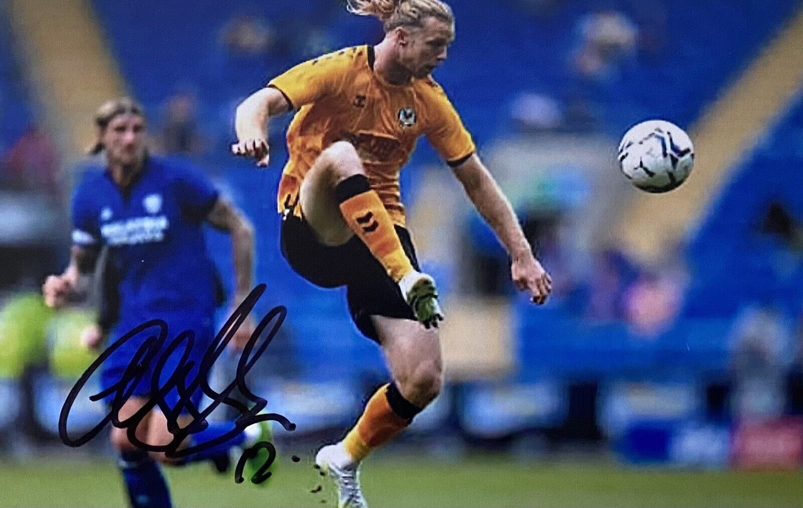 Alex Fisher Genuine Hand Signed Newport County 6X4 Photo Poster painting 3