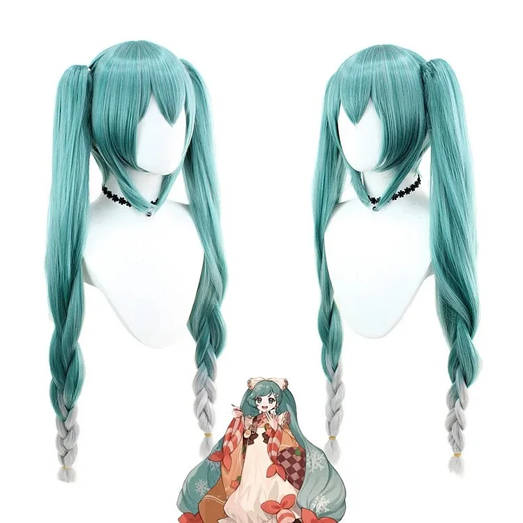 【Wetrose】In Stock Snow Miku 2024 Cosplay Costume Yuki Cook Full Set Wig Christmas Xmas Halloween New Year