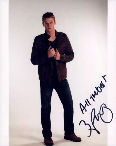 The Vampire Diaries actor Zach Roerig signed 8x10 Photo Poster painting