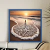 Girl On The Beach - 14CT Counted Cross Stitch - 45*45cm