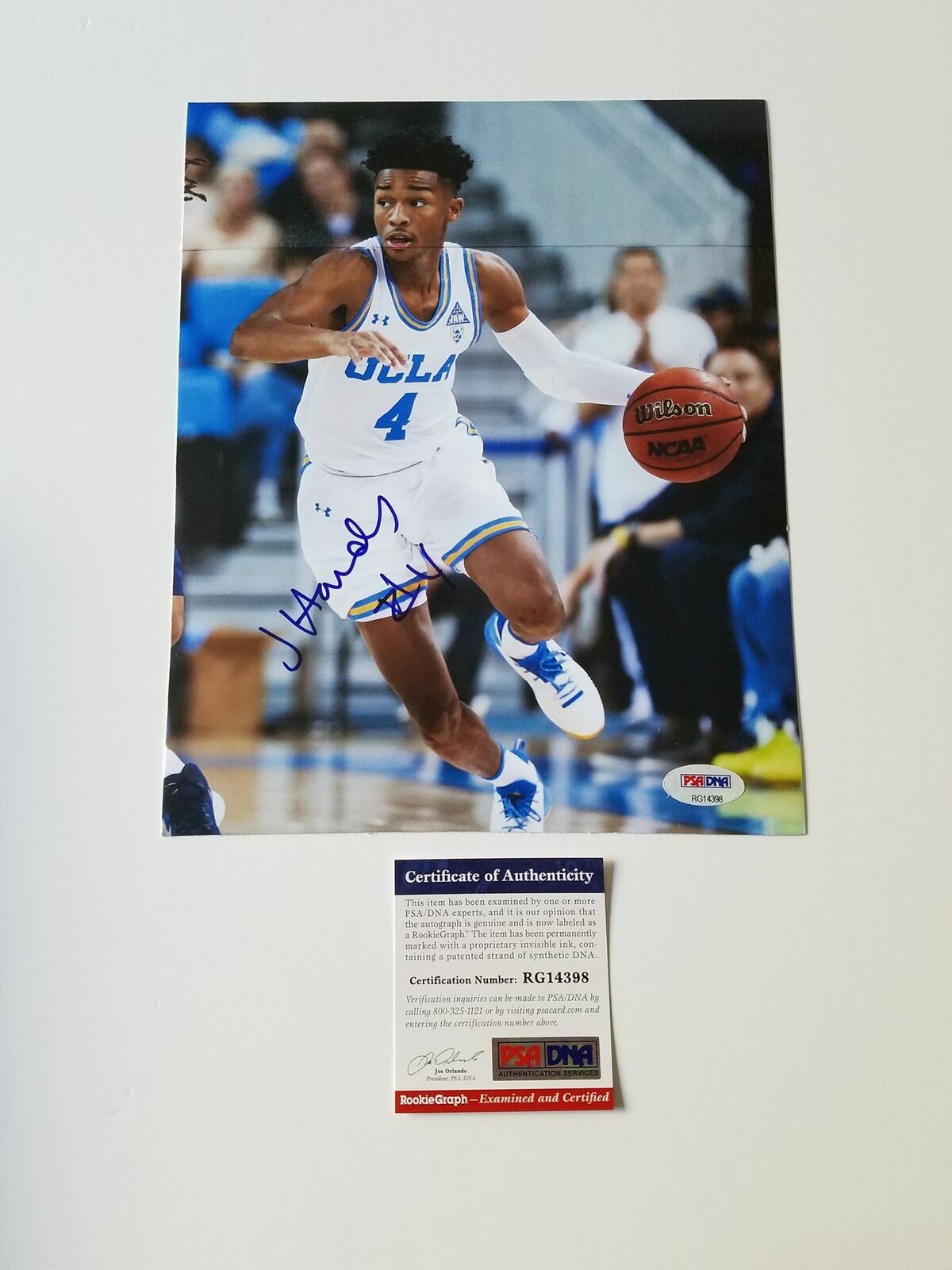 Jaylen Hands signed 8x10 Photo Poster painting PSA/DNA UCLA Bruins Autographed