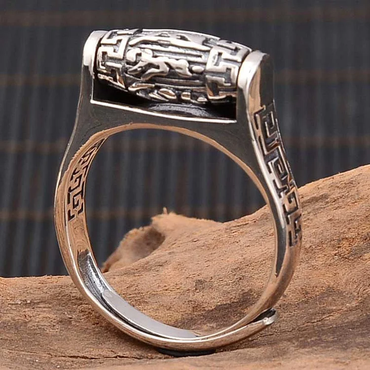 925 Sterling Silver Anti Anxiety Ring 