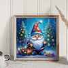 (US Only)Xmas Goblin Stamped Cross Stitch Kit for Beginner DIY 11CT Embroidery Kit50x50cm