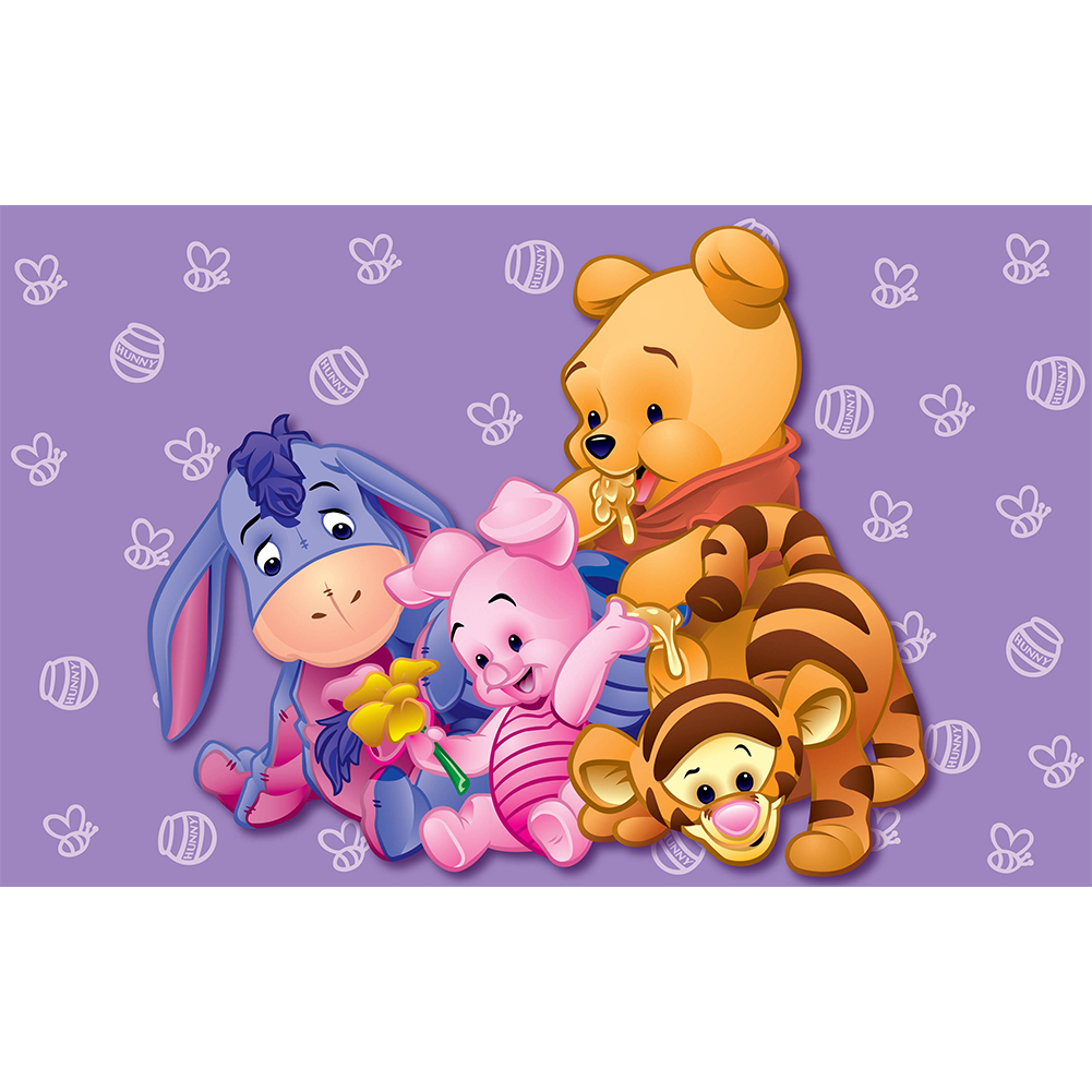 

Cartoon Bear - Round Drill Diamond Painting - 45*30CM, 501 Original