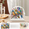 Acrylic Parrot Diamond Painting Napkin Rack Decor for Home Office Decor