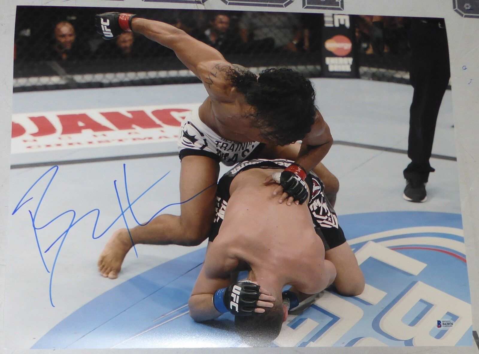 Benson Henderson Signed UFC 16x20 Photo Poster painting BAS Beckett COA Champ Fox 5 Picture Auto