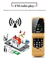 LONG-CZ J9 Pocket Flip Phone Bluetooth Dial 0.66 Inch 2G GSM Mobile Phone Supports Multiple Languages