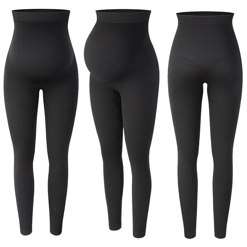 Billionm Pregnant High Waist Shapewear Plus Size Women Support Legging Skinny Pants Pregnancy Body Shaper Shaping Panties