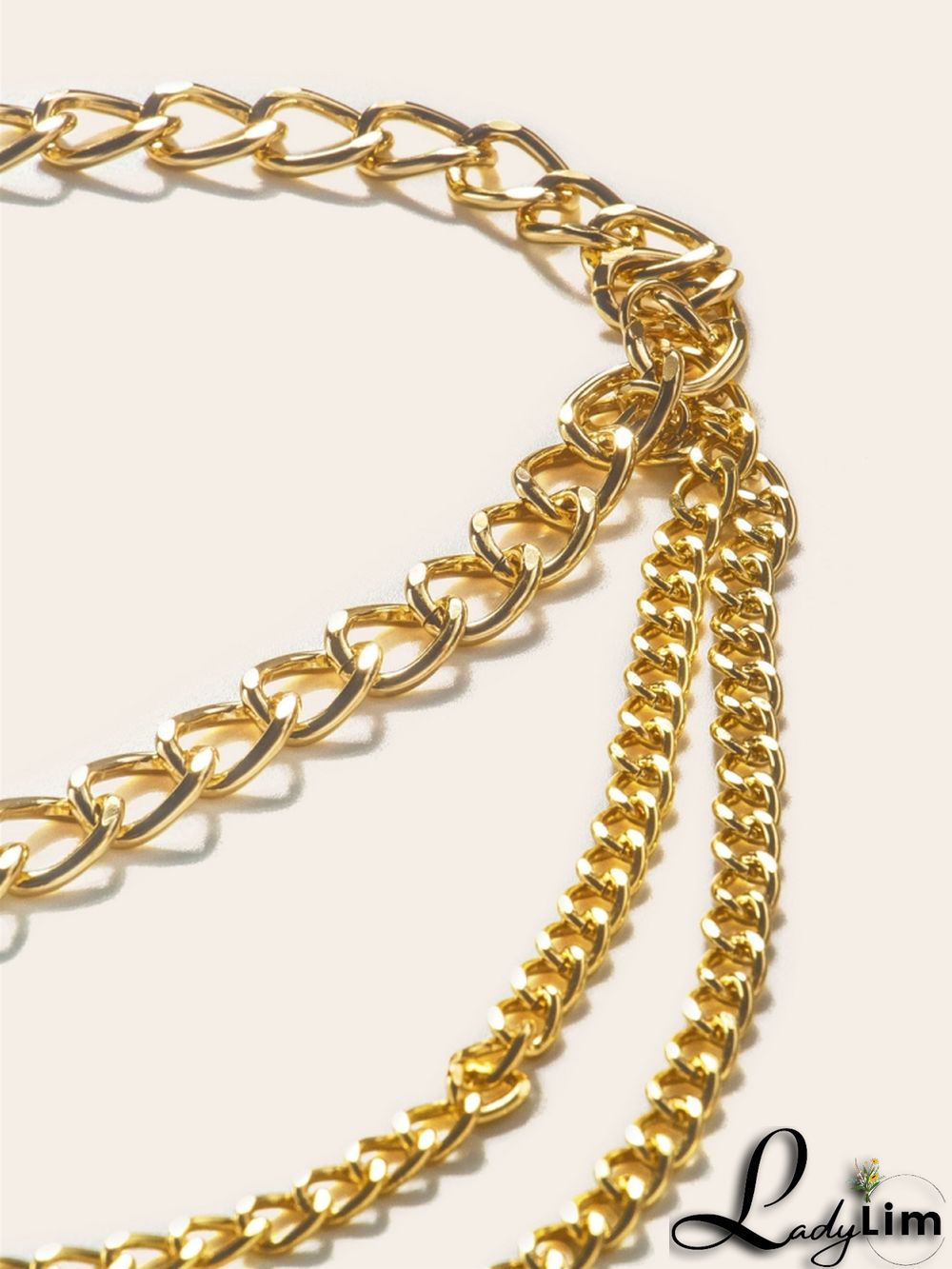 Formal Gold Chains Waist Belt