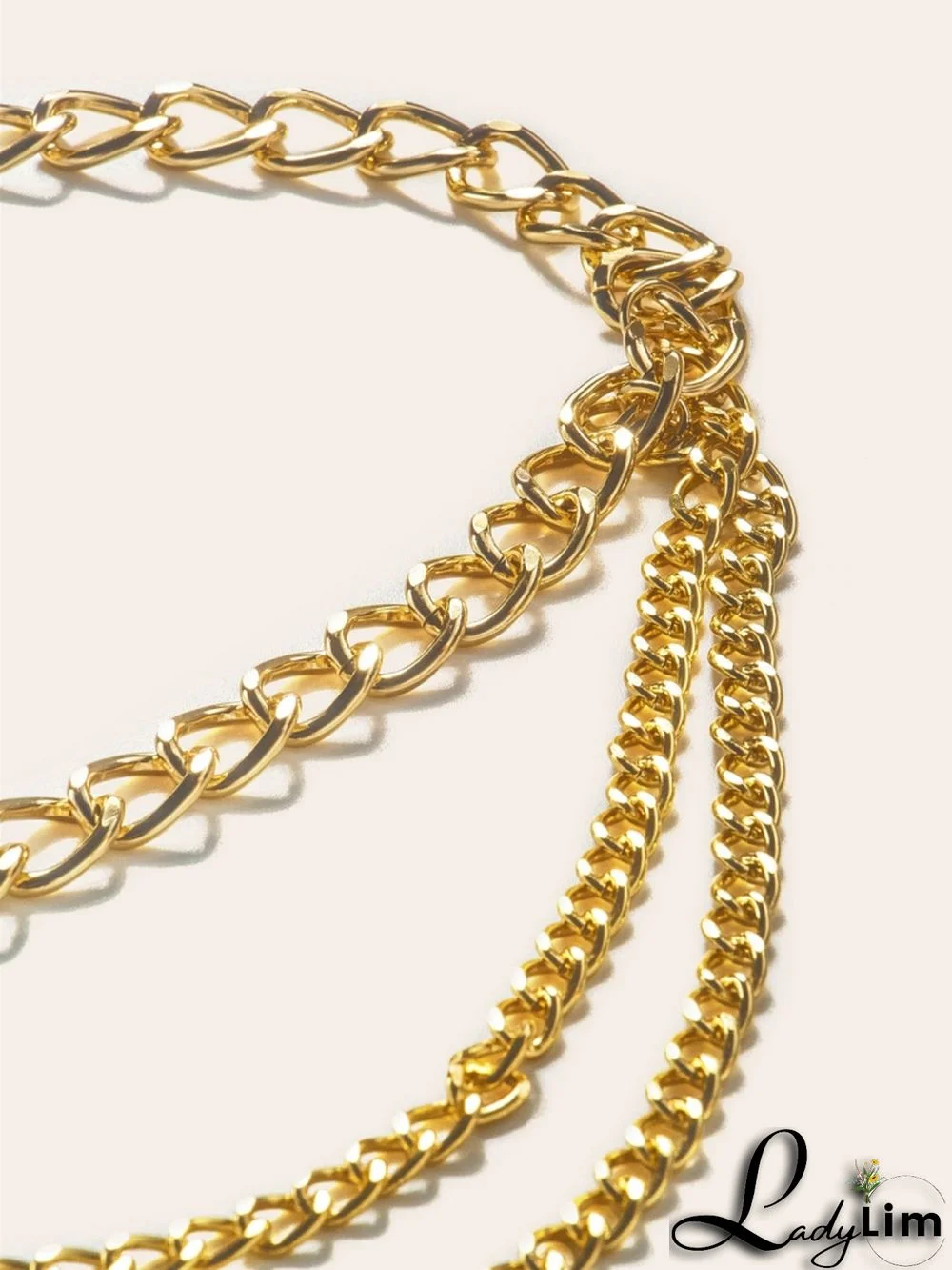 Formal Gold Chains Waist Belt