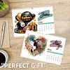 2027 set de calendrier mural bricolage en papier avec diamants, kit de perceuse partielle sp&eacute;ciale pour un cadeau de d&eacute;coration de bureau &agrave; domicile pour adultes d&eacute;butants