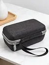 For Memoking Phomemo Label Maker Case Mini Pocket Printer Case Shockproof Sticker Paper Storage Holder Anti-Scratch Nylon Printer Storage Bag for Label Maker/Thermal Paper