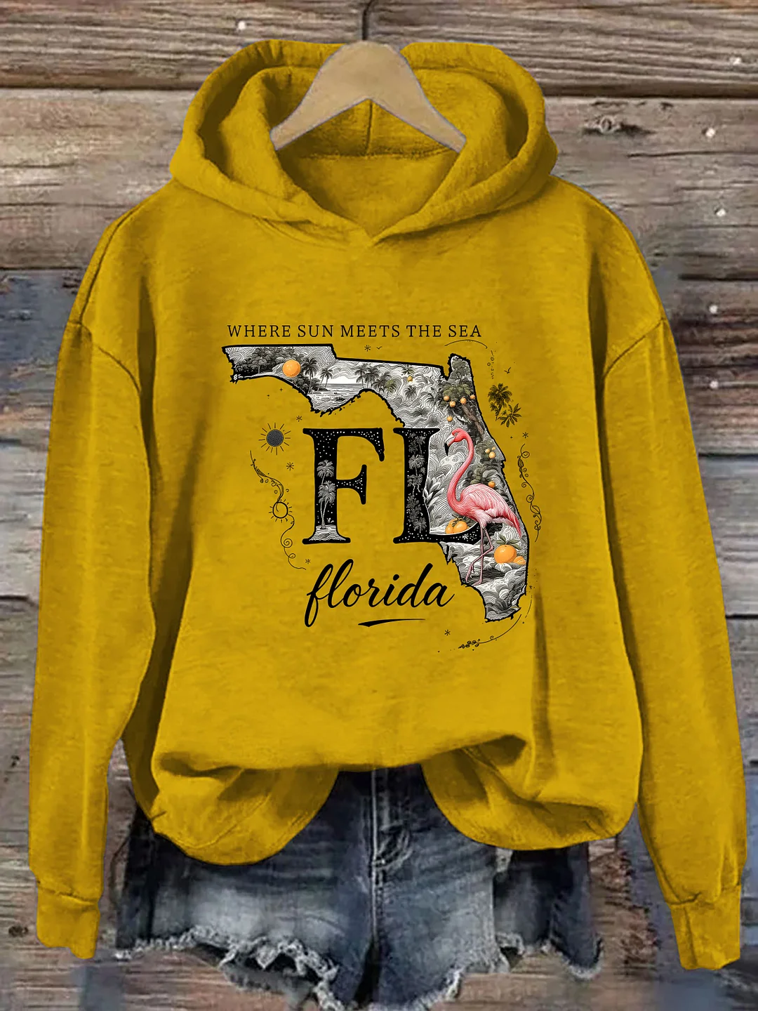 Where Sun Meets The Sea Florida Hoodie