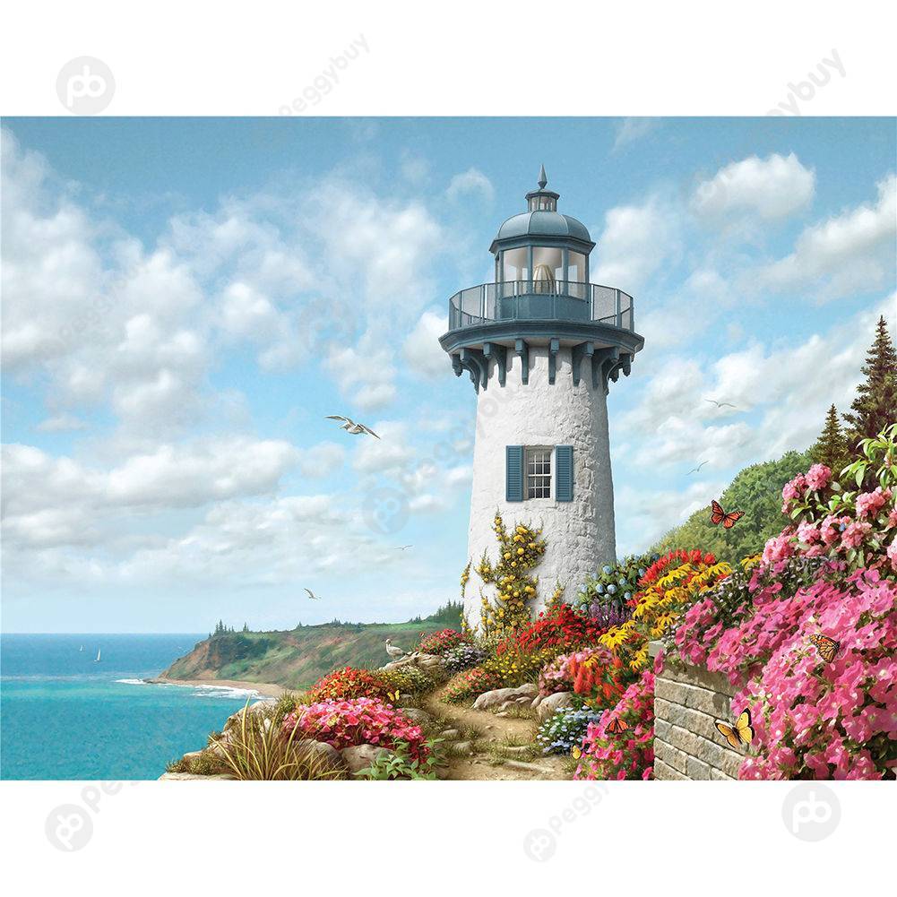 

1000pcs DIY Lighthouse Picture Puzzles Educational Learning Assembling Toys, 501 Original