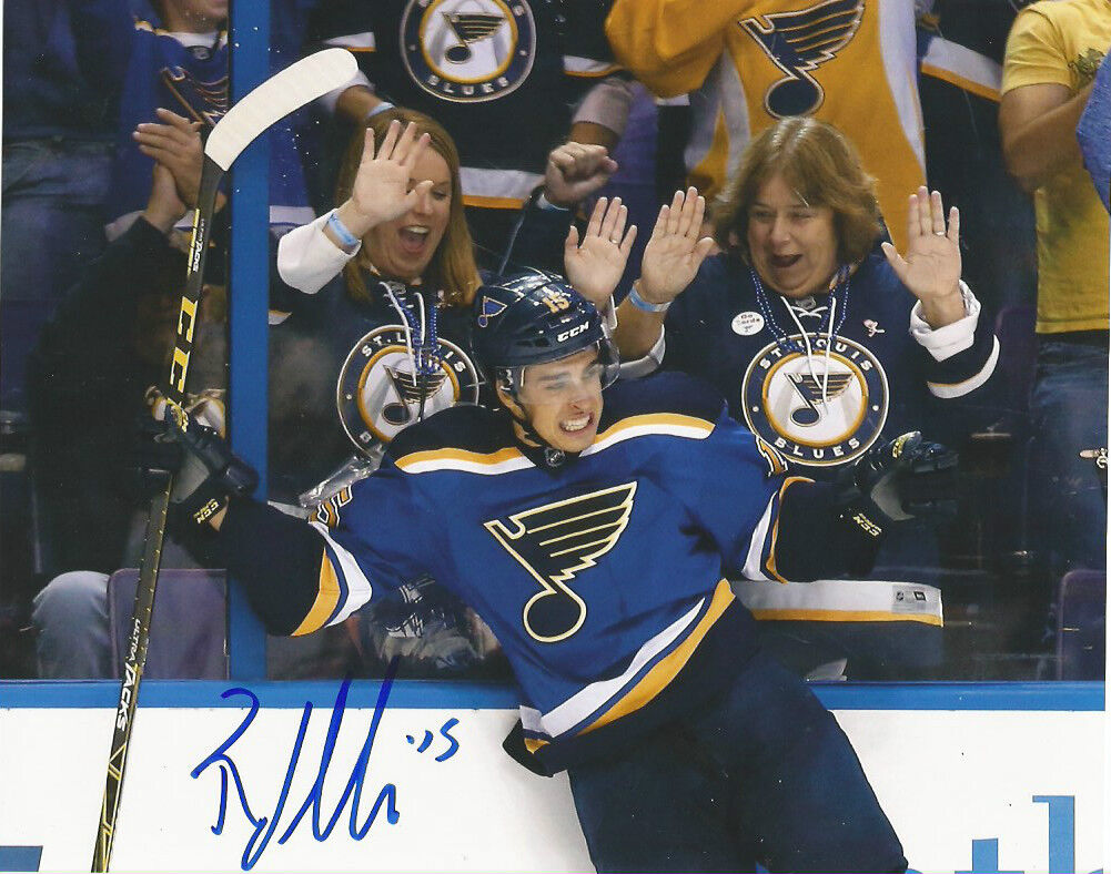 St Louis Blues Robby Fabbri Autographed Signed 8x10 Photo Poster painting COA TWO