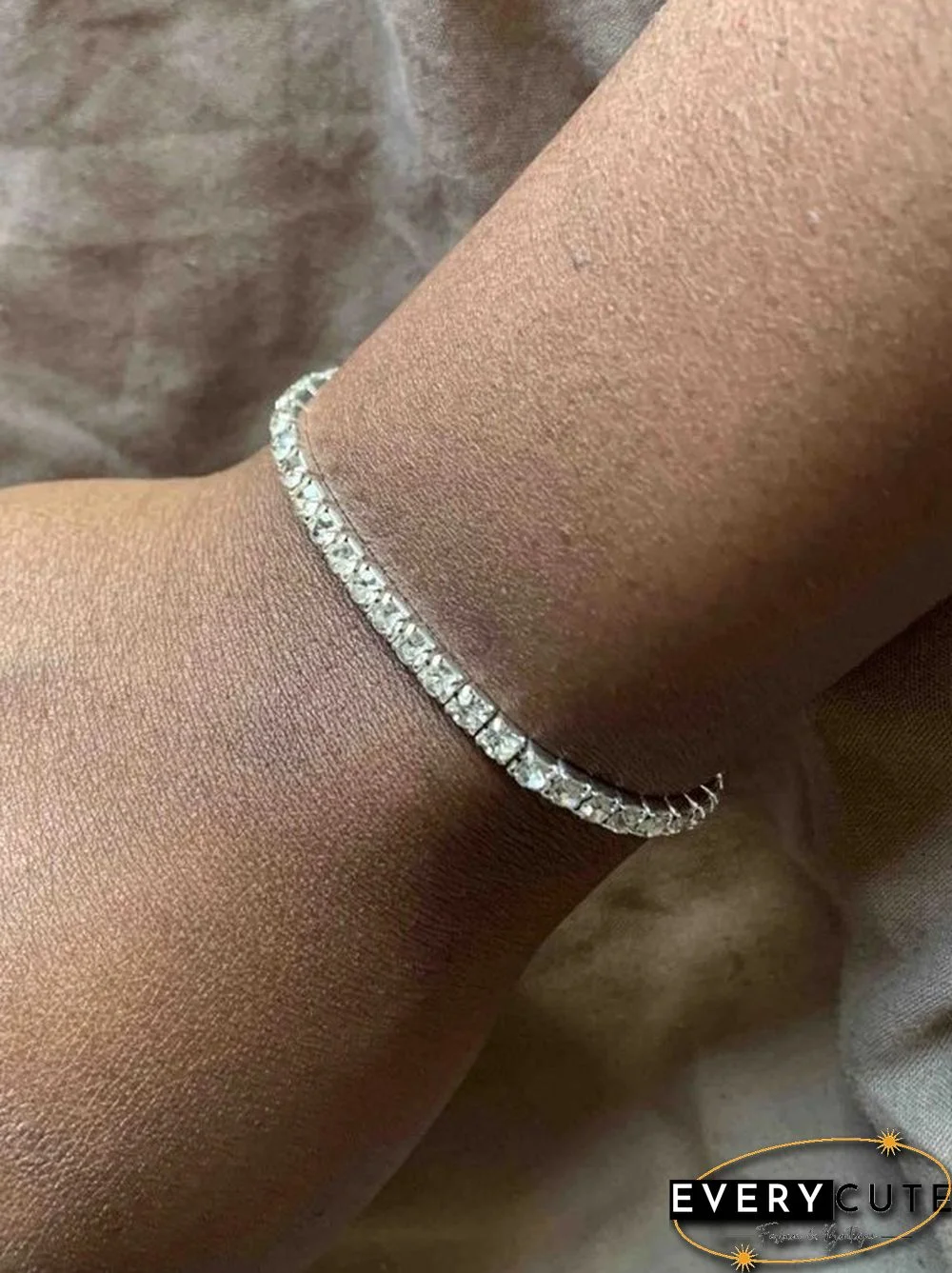 1-5 Row Full Drill Stretch Bracelet Party Bracelet